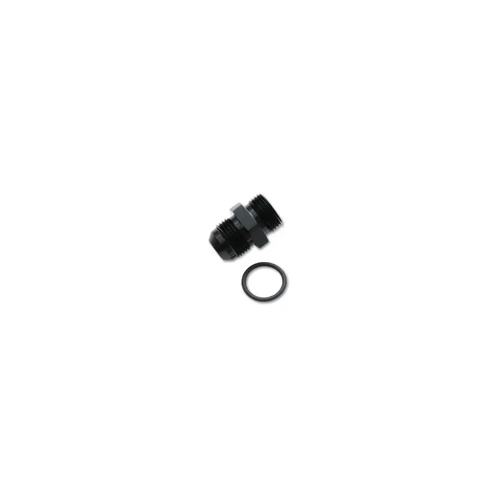 Vibrant - 16826 - -6 Male AN Flare x -6 Male ORB Straight Adapter w/O-Ring - VIB16826